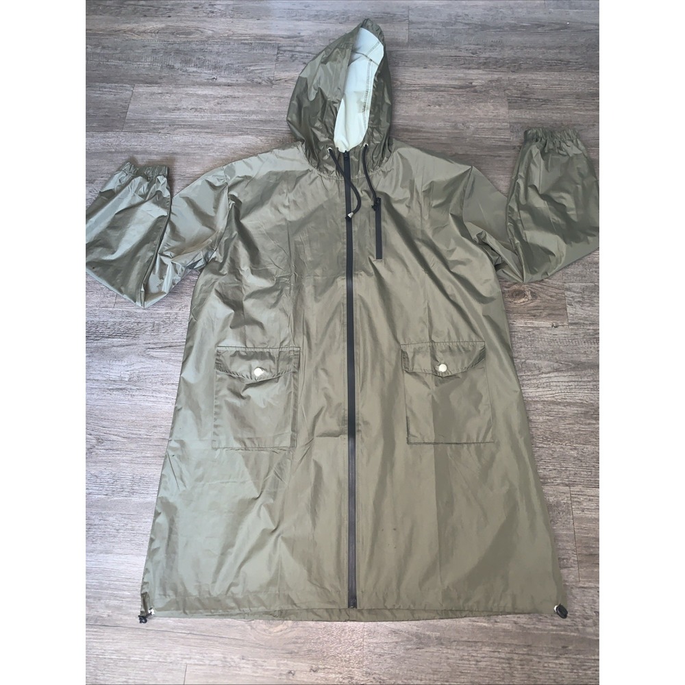 COOFANDY Black Hooded XL Rain Jacket Windbreaker Coat Men's Lightweight